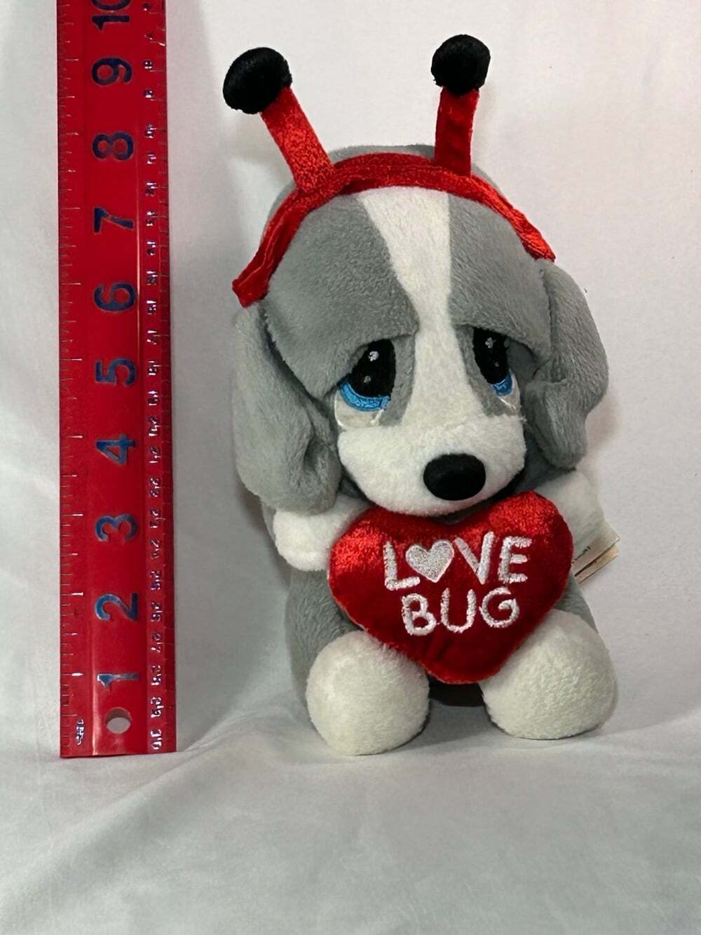 Sad Sam & HONEY Plush LOVE ME Plush Stuffed Animal Puppy Dog Valentine's